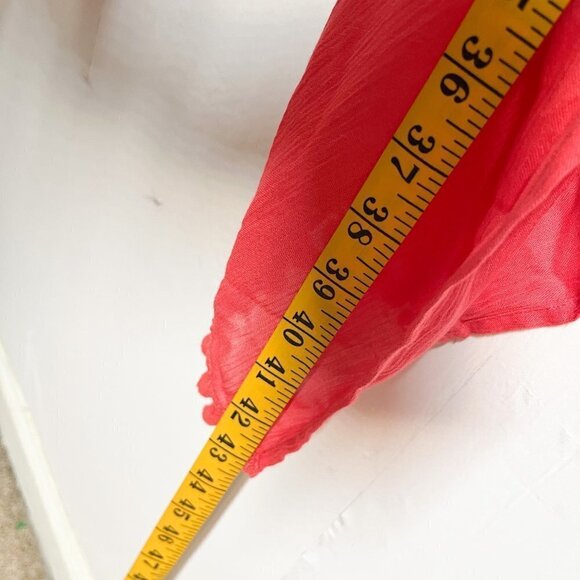 Lane Bryant Shawl Cardigan Pink Crochet One Size Boho Kimono Viscose - Picture 4 of 5